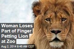 Woman Loses Part of Finger Petting Lion at Zoo