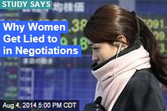 Why Negotiators Lie to Women