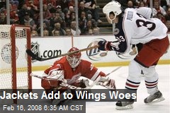 Jackets Add to Wings Woes