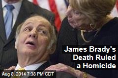 Press Sec James Brady&#39;s Death Ruled a Homicide