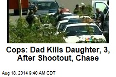 Cops: Dad Kills Daughter, 3, After Shootout, Chase