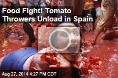 Food Fight! Tomato Throwers Unload in Spain