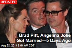Brad Pitt, Angelina Jolie Got Married