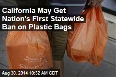 California Lawmakers OK First Statewide Ban on Plastic Bags