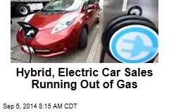 Hybrid, Electric Car Sales Running Out of Gas