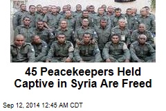 Syria Rebels Free 45 Fiji Peacekeepers