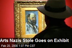 Arts Nazis Stole Goes on Exhibit
