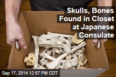 Skulls, Bones Found in Closet at Japanese Consulate