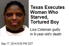 Texas Executes Woman Who Starved, Tortured Boy