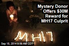 Mystery Man Offers $30M Reward for MH17 Culprit
