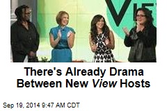 There&#39;s Already Drama Between New View Hosts