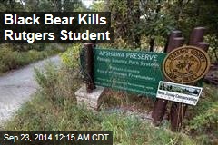 Bear Kills New Jersey Student