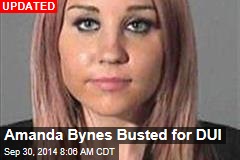 Amanda Bynes Busted for DUI