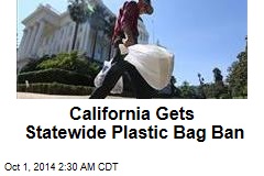 California Gets Statewide Plastic Bag Ban