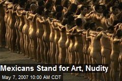 Mexicans Stand for Art, Nudity