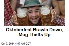 Oktoberfest Brawls Down, Mug Thefts Up
