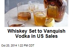 Whiskey Set to Vanquish Vodka in US Sales