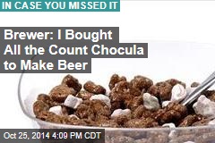 Brewer: I Bought All the Count Chocula to Make Beer