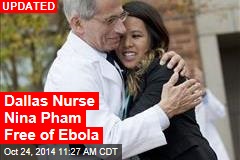 Dallas Nurse Nina Pham Free of Ebola