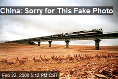 China: Sorry for This Fake Photo