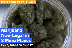 Ballot Measures: Oregon, DC Legalize Pot