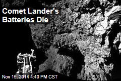 Comet Lander&#39;s Batteries Die