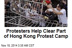 Bailiffs Clear Hong Kong Protest Site