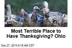 Here Are the Worst States to Hold Thanksgiving