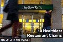 10 Healthiest Restaurant Chains