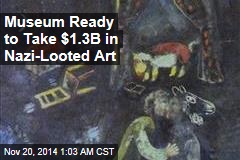Museum Ready to Take $1.3B in Nazi-Looted Art