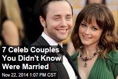 7 Celeb Couples You Didn&#39;t Know Were Married