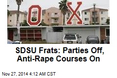 SDSU Frats: Parties Off, Anti-Rape Courses On