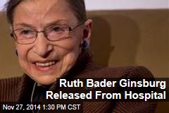 Ruth Bader Ginsburg Released from Hospital