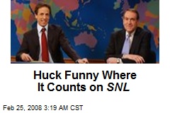 Huck Funny Where It Counts on SNL