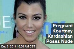 Pregnant Kourtney Kardashian Poses Nude