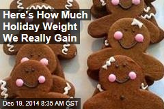Here&#39;s How Much Holiday Weight We Really Gain
