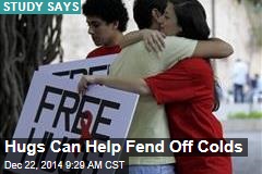 Hugs Can Help Fend Off Colds
