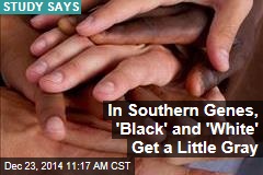 In Southern Genes, &#39;Black&#39; and &#39;White&#39; Get a Little Gray