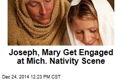 Joseph, Mary Get Engaged at Mich. Nativity Scene