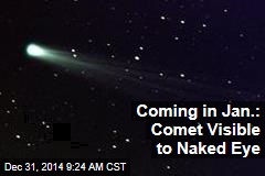 Coming in Jan.: Comet Visible to Naked Eye