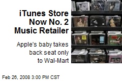 iTunes Store Now No. 2 Music Retailer
