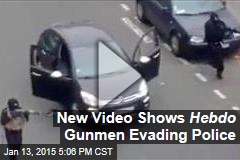 New Video Shows Hebdo Gunmen Evading Police