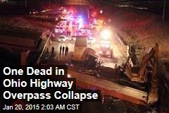 Ohio Highway Overpass Collapses, Kills Worker