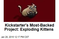 Kickstarter&#39;s Most-Backed Project: Exploding Kittens