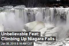 Unbelievable Feat: Climbing Up Niagara Falls