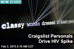Craigslist Personals Drive HIV Spike