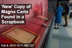 &#39;New&#39; Copy of Magna Carta Found in a Scrapbook