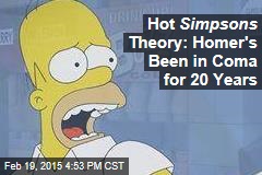 Hot Simpsons Theory: Homer&#39;s Been in Coma for 20 Years