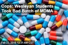 Cops: Bad Batch of MDMA Sent 11 Students to Hospital