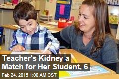 1st-Grade Teacher Donates Kidney to Student